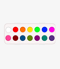 固形水彩絵具13色 3300円